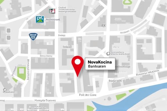 Mapa mostrando la ubicación de Muebles NovaKocina en Paseo de Gracia, Barcelona.